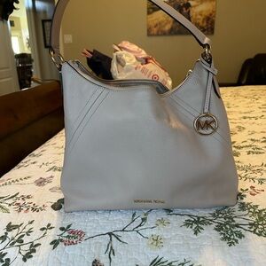 Michael Kors pale pinkLeather Shoulder Bag